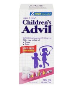 Advil Children's Suspension Dye Free Bubble Gum