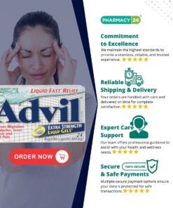 Advil Extra Strength Liqui Gels 400mg - Fast Delivery