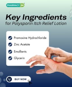 Available Polysporin Itch Relief Lotion [Pramoxine Hydrochloride & Zinc Acetate]