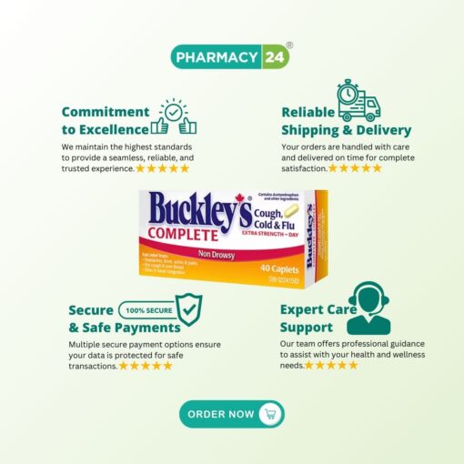 Buckley’s Complete Cough, Cold & Flu Extra Strength Daytime - Fast delivery