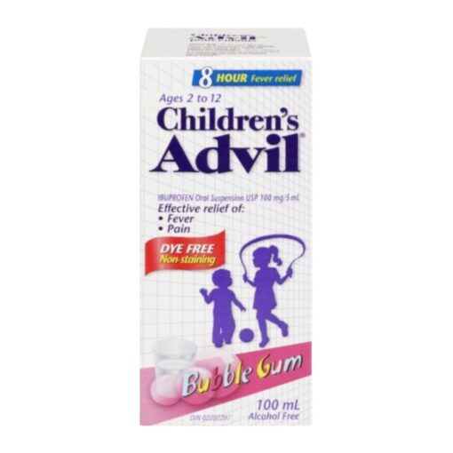 Buy Now Advil Children’s Suspension Dye Free Bubble Gum