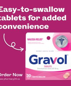 Buy Today Gravol Easy to Swallow Tablets