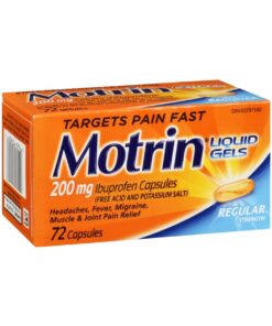 Buy Today Motrin IB Liquid Gels 72 Capsules