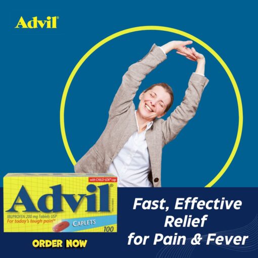 Get Now Advil Caplets 200mg