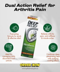 Get Now Deep Relief Menthacin Arthritis Relief Dual Action Rub