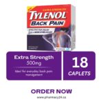 Grab Now Tylenol Back Pain Extra Strength Caplets