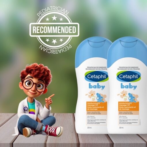 Grab Today Cetaphil Baby Moisturizing & Massage Oil With Organic Calendula 200mL