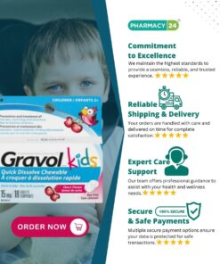 Gravol Kids Quick Dissolve Chewable Tablets - Fast Delivery