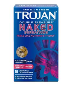 Trojan Naked Sensations Double Pleasure Lubricated Condoms