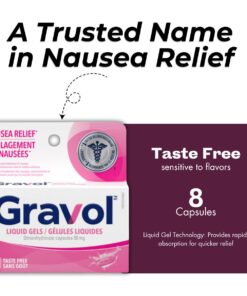 Try Now Gravol Taste Free Liquid Gel Capsules