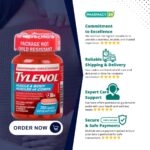 Tylenol Muscle Aches and Body Pain Caplets - Fast Delivery