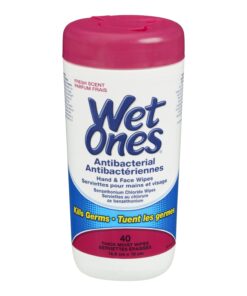 Wet Ones Antibacterial Hand Face Wipes