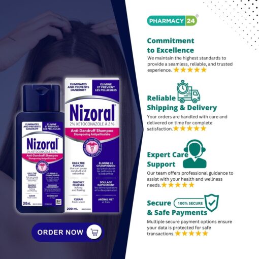 Nizoral Shampoo [Ketoconazole Anti Dandruff] - Fast delivery