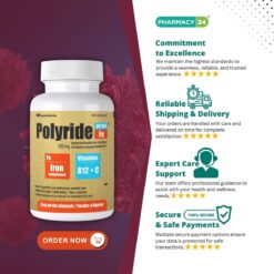 Polyride-FE Ultra Vitamin C & B12 Capsules - Fast delivery