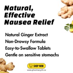 Shop Now Gravol Natural Ginger Tablets