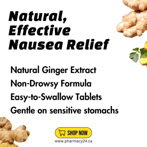 Shop Now Gravol Natural Ginger Tablets