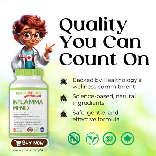 Healthology Inflamma-Mend Quality and trust