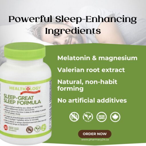 Healthology Sleep Great Sleep Formula canada best shopping portal