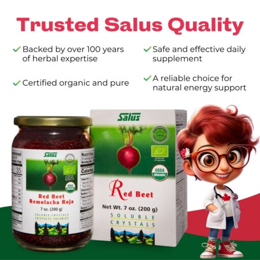 Purchase Salus Organic Red Beet Soluble Crystals – 200 grams