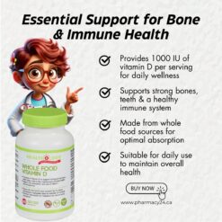 Shop Now Healthology Whole Food Vitamin D 1000IU