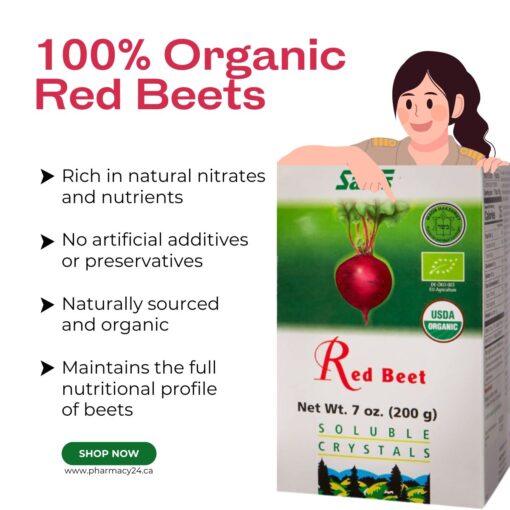 Shop Now Salus Organic Red Beet Soluble Crystals – 200 grams