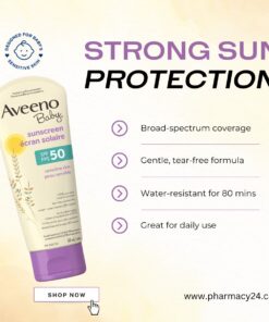 buy now Aveeno Baby Sunscreen Lotion SPF 50