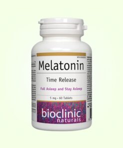 Bioclinic Naturals Melatonin Time Release 5 mg tablets