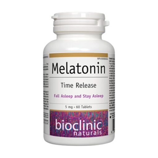 Buy Now Bioclinic Naturals Melatonin Time Release 5 mg tablets