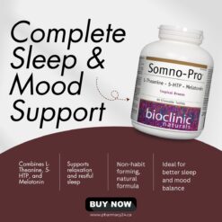 Buy Now Bioclinic Naturals Somno-Pro L-Theanine 5-HTP Melatonin