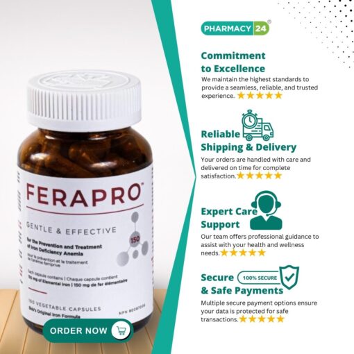 FERAPRO 150mg _ ORIGINAL BOB’S IRON FORMULA - Fast delivery