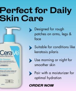 Get Now CeraVe Salicylic Acid Cleanser for Rough and Bumpy Skin