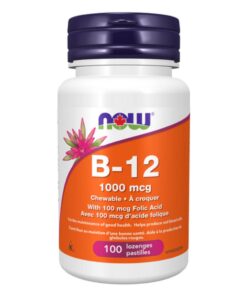 Now Brain B-12 with 1,000 mcg Methylcobalamin Lozenges