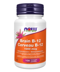 Now Brain B-12 with 1,000 mcg Methylcobalamin Lozenges