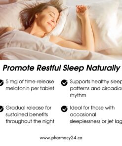 Purchase Online Bioclinic Naturals Melatonin Time Release 5 mg tablets