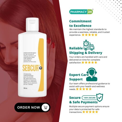 Sebcur T Shampoo Anti-Dandruff - Fast Delivery