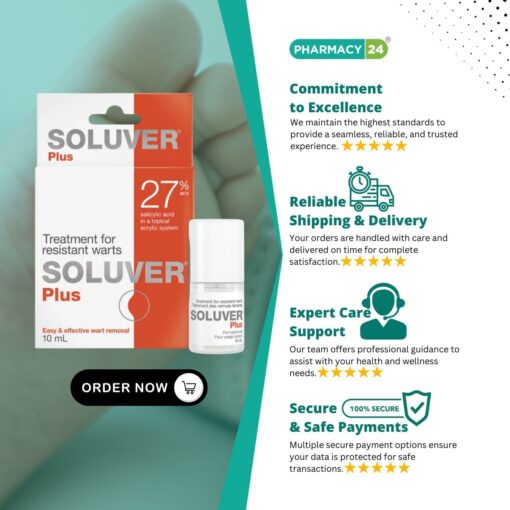 Soluver Plus Warts Treatment - Fast Delivery