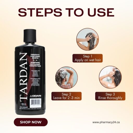 TARDAN® Shampoo how to use