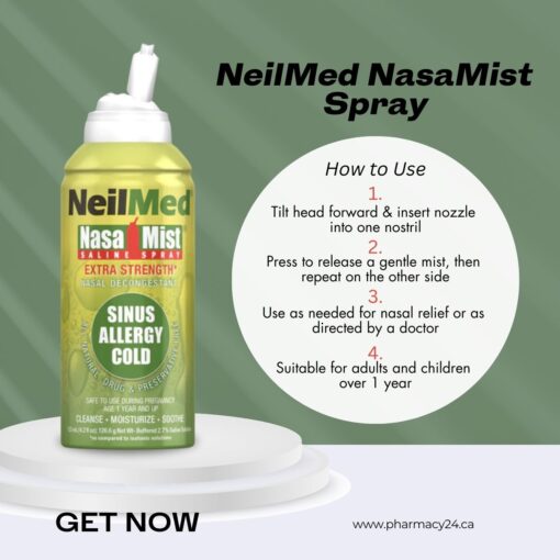 Try Today NeilMed NasaMist Extra Strength Hypertonic Saline Spray