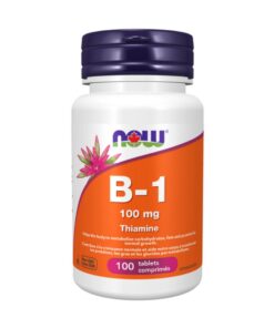 B-1 100 mg Tablets Now Foods