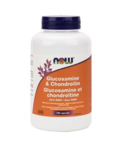 Glucosamine & Chondroitin Plus MSM Veg Capsules Now foods