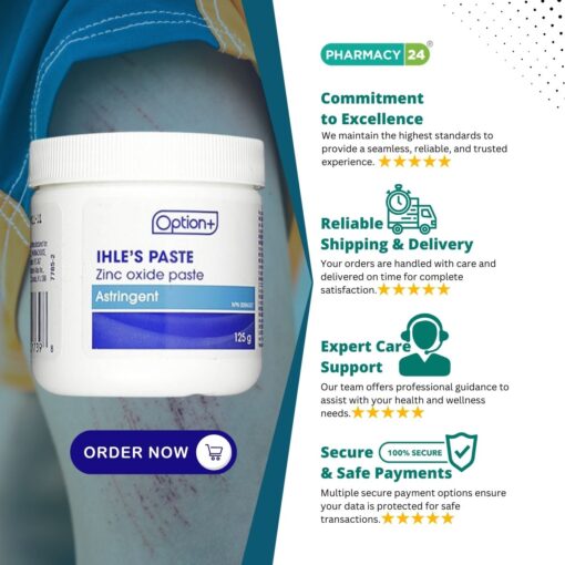 Option+ Ihle’s Paste – Zinc Oxide Paste - Fast Delivery