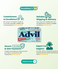 Advil Mini Gels Easy to Swallow- Fast delivery