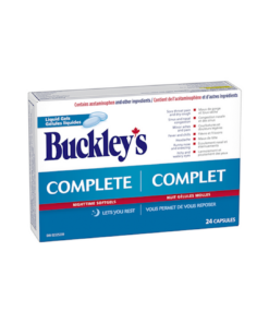 Buckley's Complete Nighttime Liquid Gels | 24 Liquid Gels