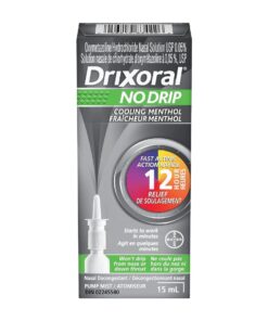 Drixoral No Drip With Menthol Nasal Decongestant