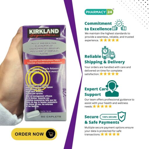 Kirkland Signature Muscle and Back Pain Platinum Relief - fast delivery