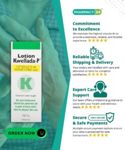 Kwellada P Lotion [5% Permethrine] - Fast delivery