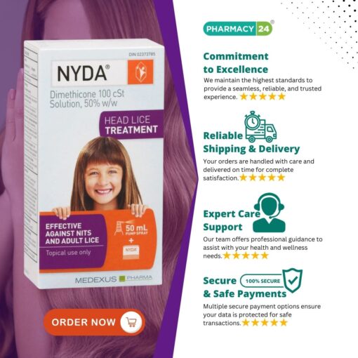 NYDA Lice Treatment - Fast delivery