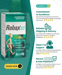 Robaxacet Extra Strength [Best Pain Relief Caplets] - Fast delivery