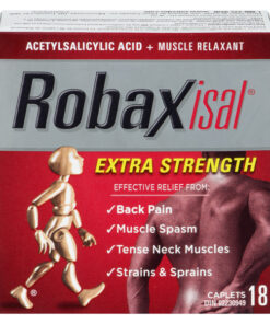 ROBAXISAL EXTRA STRENGTH 18cap