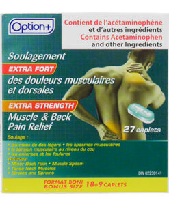 option+ muscle and back pain relief